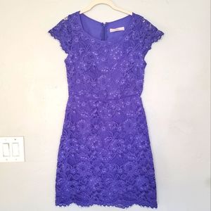 Purple Lace Loft Dress